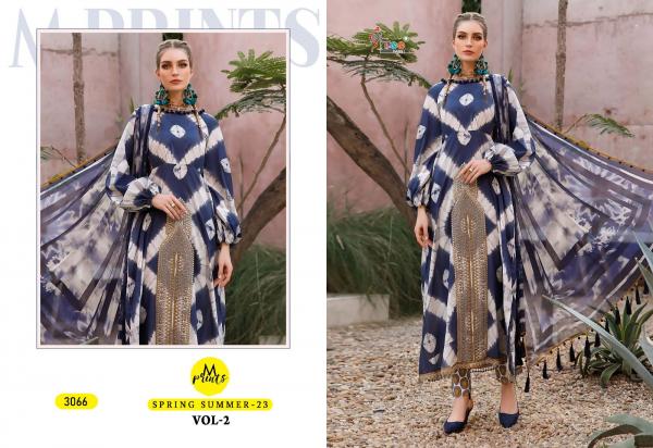 Shree M Prints Spring Summer 23 Vol 2 Chiffon Dupatta Pakistani Suits